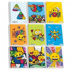 Τετράδιο SKAG Emoji Σπιράλ A4 2 ΘΕΜΑΤΑ No 9172